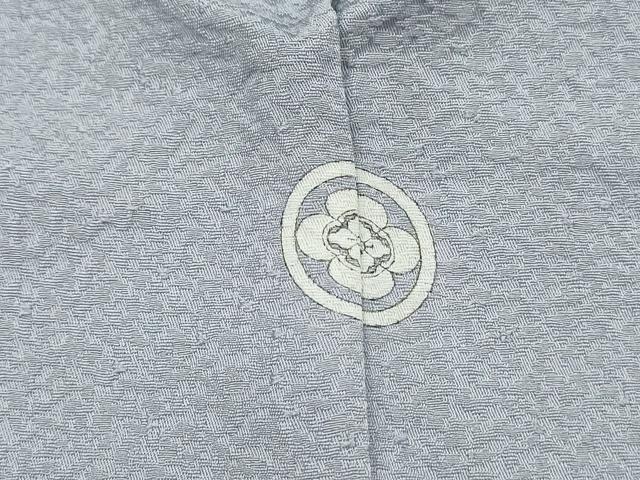 平和屋着物■上質な色無地　霞地紋　紫水晶色　正絹　逸品　DABK6153qa
