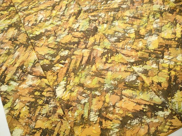 平和屋着物■上質な小紋　霞文　正絹　逸品　DABK6158qa
