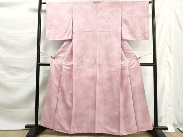 平和屋着物■上質な小紋　源氏車文　暈し染め　正絹　逸品　DABK6193qa