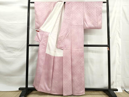 平和屋着物■上質な小紋　源氏車文　暈し染め　正絹　逸品　DABK6193qa