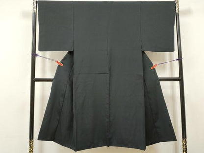 平和屋着物■男性　色無地　蝋色　洗える着物　DABK6241qa