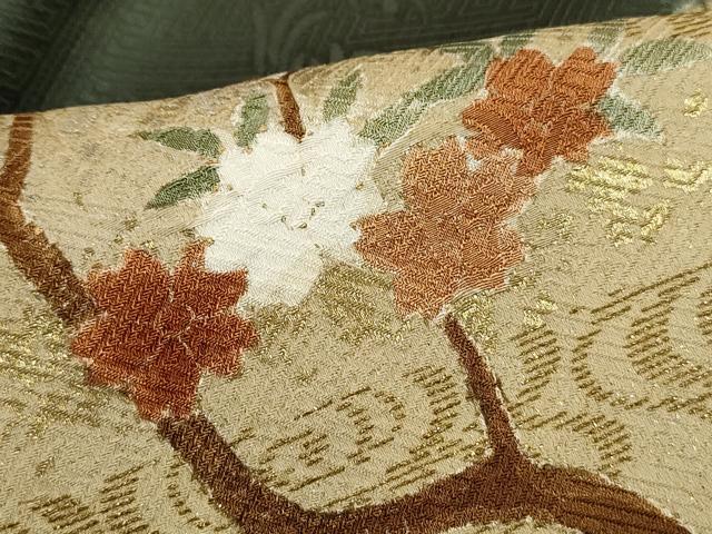 平和屋着物■訪問着　刺繍　絞り　枝花文　金銀彩　正絹　逸品　DABK6269qa