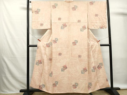平和屋着物■上質な小紋　辻が花　絞り　正絹　逸品　DABK6285qa