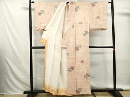 平和屋着物■上質な小紋　辻が花　絞り　正絹　逸品　DABK6285qa