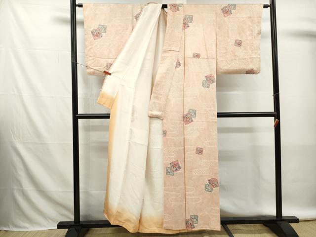 平和屋着物■上質な小紋　辻が花　絞り　正絹　逸品　DABK6285qa