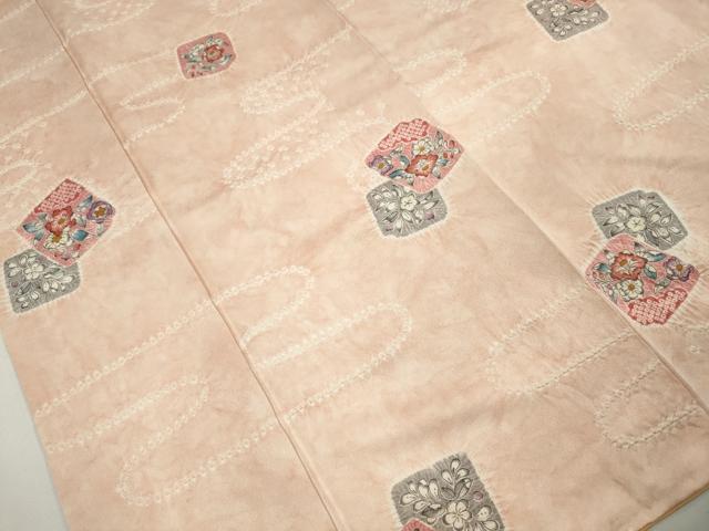平和屋着物■上質な小紋　辻が花　絞り　正絹　逸品　DABK6285qa