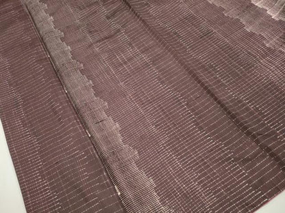 平和屋着物■本場染大島紬　霞間道　正絹　逸品　DABK6296qa