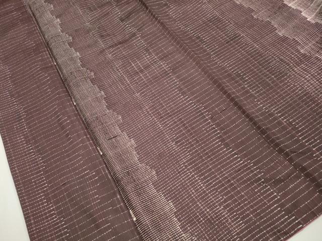 平和屋着物■本場染大島紬　霞間道　正絹　逸品　DABK6296qa