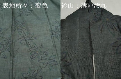 平和屋着物■本場大島紬　9マルキ　舞花文　正絹　逸品　DABK6309qa