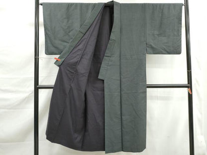 平和屋着物■男性　紬　100亀甲　正絹　逸品　DABK6320qa