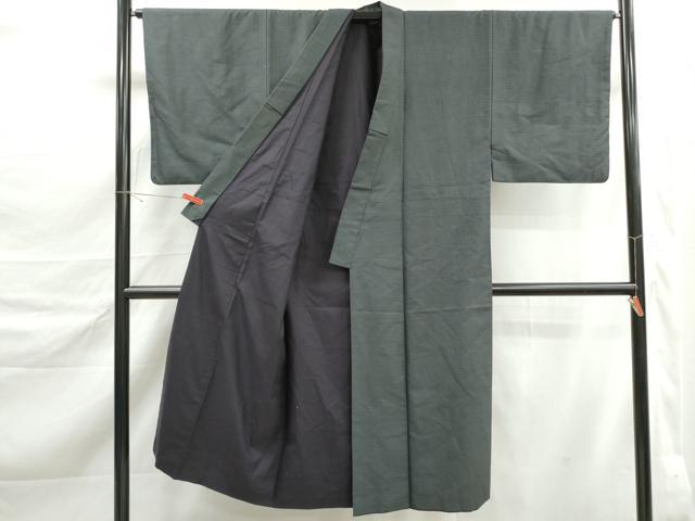 平和屋着物■男性　紬　100亀甲　正絹　逸品　DABK6320qa