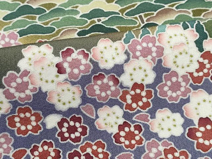 平和屋着物■豪華色留袖　友禅　風景樹林文　暈し染め　正絹　逸品　DABK6322qa