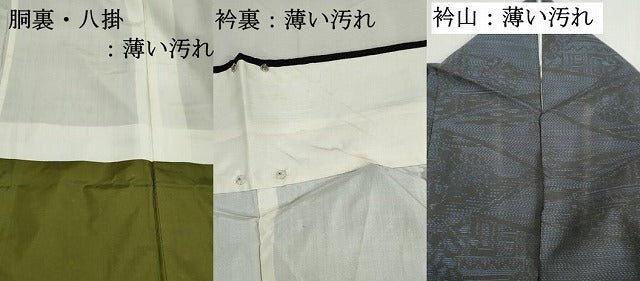 平和屋着物■本場大島紬　風景文　正絹　逸品　DABK6323qa