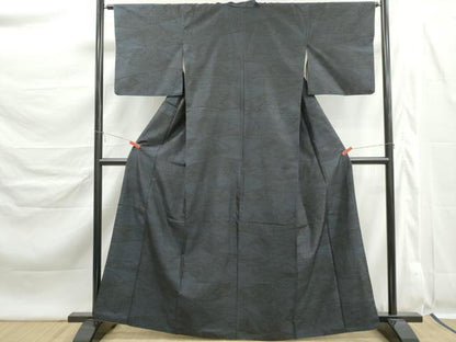 平和屋着物■本場大島紬　風景文　正絹　逸品　DABK6323qa