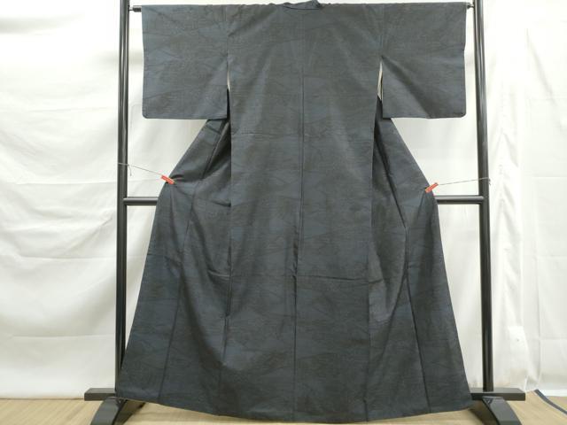 平和屋着物■本場大島紬　風景文　正絹　逸品　DABK6323qa