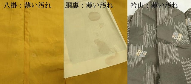 平和屋着物■小紋　源氏香花文　洗える着物　DABK6336qa
