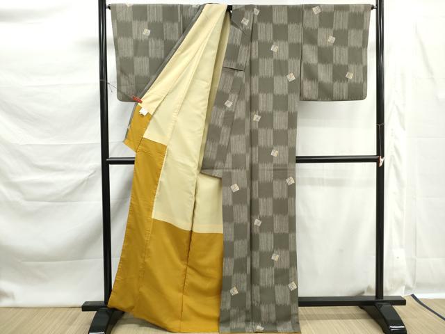 平和屋着物■小紋　源氏香花文　洗える着物　DABK6336qa
