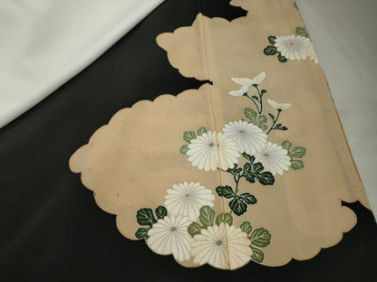 平和屋着物■豪華黒留袖　駒刺繍　立波花鳥文　鳳凰　金彩　正絹　逸品　DABK6375qa