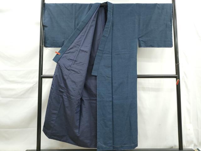 平和屋着物■男性　紬　霞文　正絹　逸品　未使用　DABK6376qa