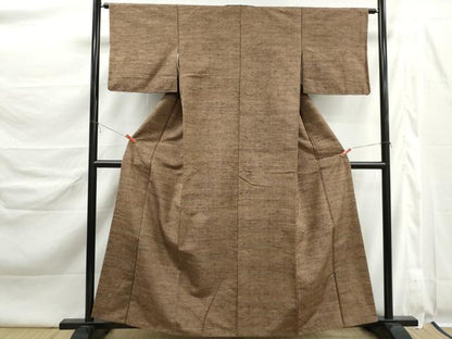 平和屋着物■上質な紬　霞文　三越扱い　正絹　逸品　DABK6422qa
