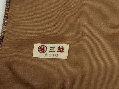 平和屋着物■上質な紬　霞文　三越扱い　正絹　逸品　DABK6422qa