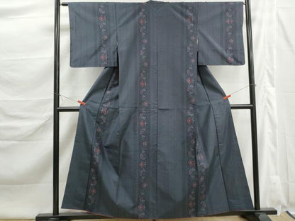 平和屋着物■本場大島紬　9マルキ　花間道　正絹　逸品　DABK6426qa