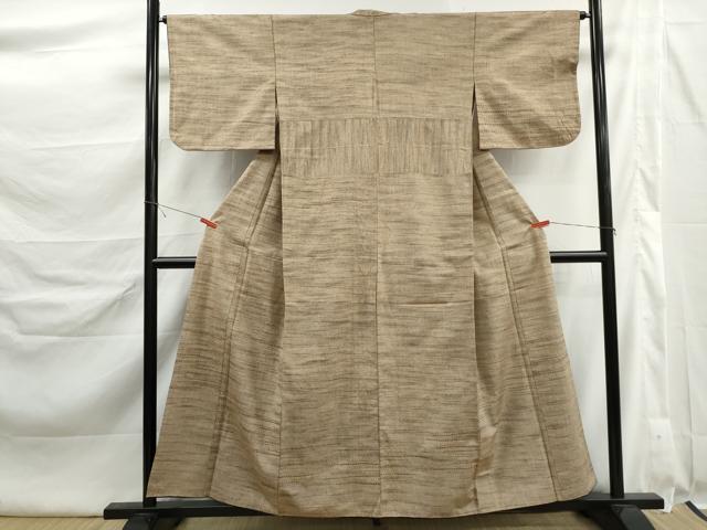 平和屋着物■訪問着　紬地　霞文　胴抜き仕立て　正絹　逸品　DABK6439qa