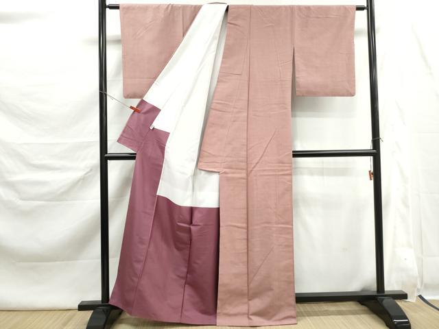 平和屋着物■上質な紬　霞文　正絹　逸品　DABK6443qa