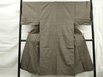 平和屋着物■男性　本場大島紬　横段文　正絹　逸品　DABK6461qa