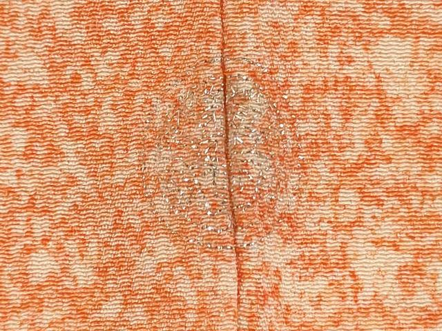 平和屋着物■上質な小紋　霞文　たたき染め　正絹　逸品　DABK6551ya