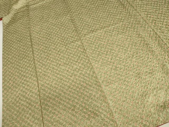 平和屋着物■上質な小紋　総絞り　正絹　逸品　DABK6563ya