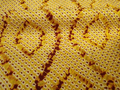 平和屋着物■上質な小紋　総絞り　立涌文　やまと誂製　正絹　逸品　DABK6571ya