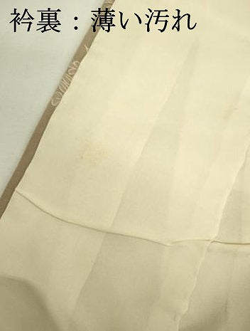 平和屋着物■上質な小紋　風景花文　正絹　逸品　DABK6589ya