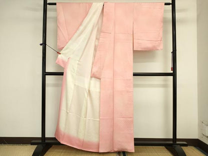 平和屋着物■上質な小紋　青海波地紋　暈し染め　松坂屋扱い　正絹　逸品　DABK6595ya