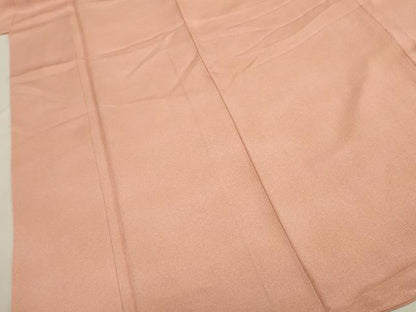 平和屋着物■上質な小紋　霞文　暈し染め　鬼しぼ縮緬　正絹　逸品　DABK6609ya