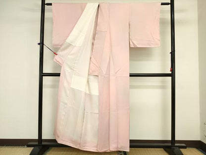 平和屋着物■上質な小紋　作家物　舞花地紋　暈し染め　正絹　逸品　DABK6626ya