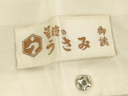 平和屋着物■上質な色無地　狐色　正絹　逸品　DABK6649ya