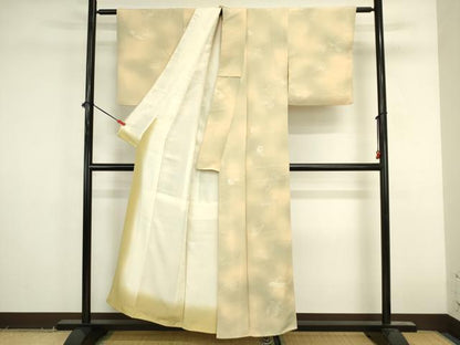 平和屋着物■上質な小紋　器物地紋　暈し染め　正絹　逸品　DABK6660ya