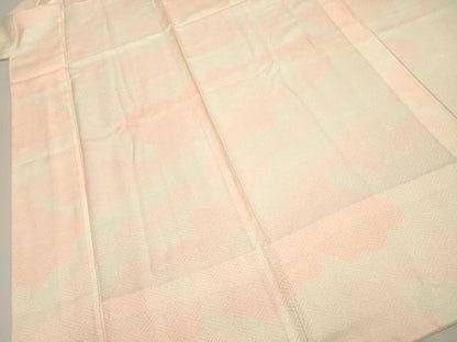 平和屋着物■長襦袢　無双仕立て　紗綾形地紋　雲文　暈し染め　正絹　逸品　DABK6667ya