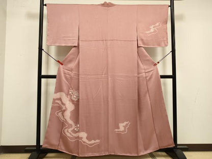 平和屋着物■訪問着　絞り　刺繍　貝桶花文　正絹　逸品　未使用　DABK6707ya