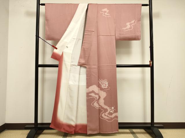 平和屋着物■訪問着　絞り　刺繍　貝桶花文　正絹　逸品　未使用　DABK6707ya