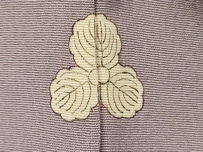 平和屋着物■上質な色無地　風景地紋　薄色　正絹　逸品　DABK6721ya