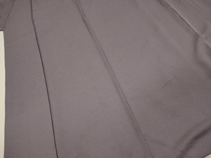 平和屋着物■上質な色無地　霞地紋　半色　正絹　逸品　DABK6727ya