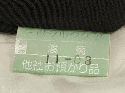 平和屋着物■豪華黒留袖　作家物　山車　風景松文　金彩　正絹　逸品　DABK6800ya