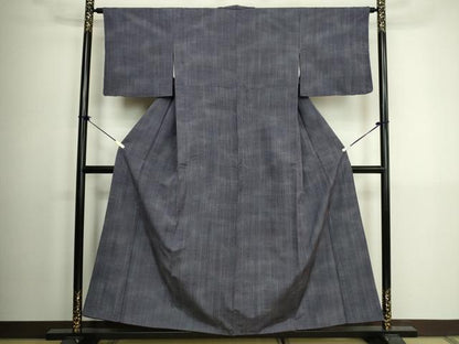 平和屋着物■上質な紬　変わり間道　暈し染め　正絹　逸品　DABK6832ya
