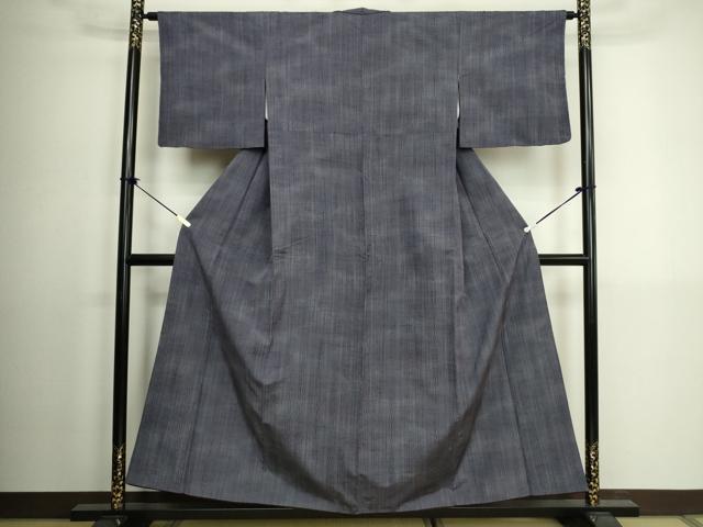 平和屋着物■上質な紬　変わり間道　暈し染め　正絹　逸品　DABK6832ya