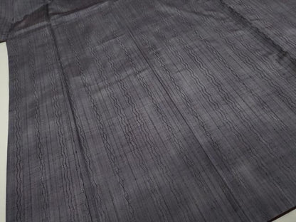 平和屋着物■上質な紬　変わり間道　暈し染め　正絹　逸品　DABK6832ya