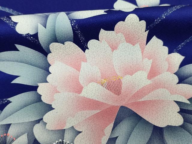 平和屋着物■豪華振袖　貝桶花文　正絹　逸品　DABK6843ya