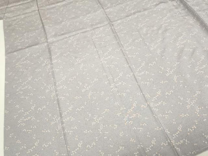 平和屋着物■上質な小紋　立波花文　正絹　逸品　未使用　DABK6845ya