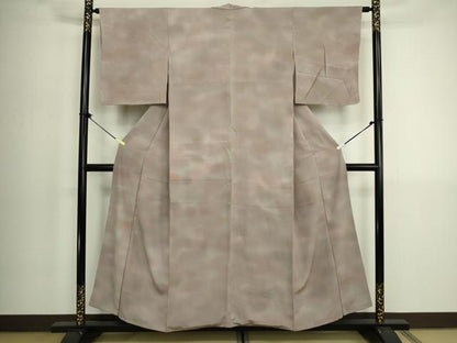 平和屋着物■上質な小紋　霞文　暈し染め　正絹　逸品　DABK6848ya